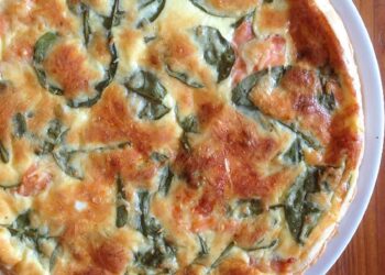 [Les gourmandises de Karelle]  La Quiche saumon-épinards