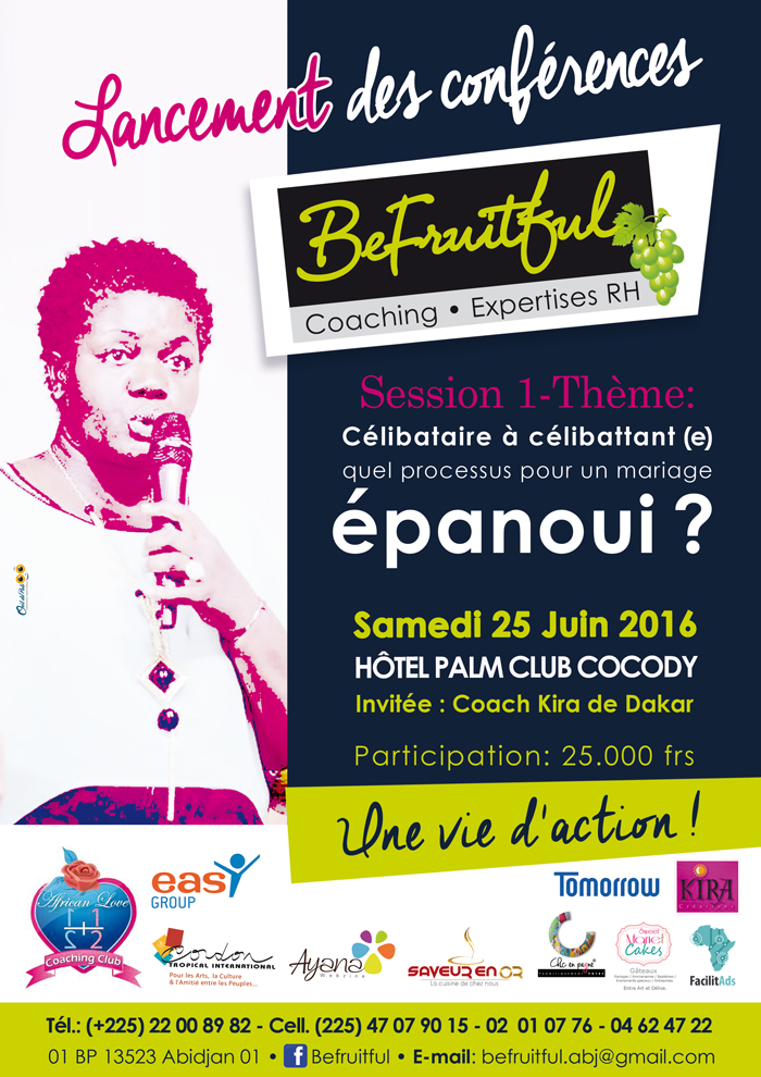 conférence BEFRUITFUL, palm club Abidjan