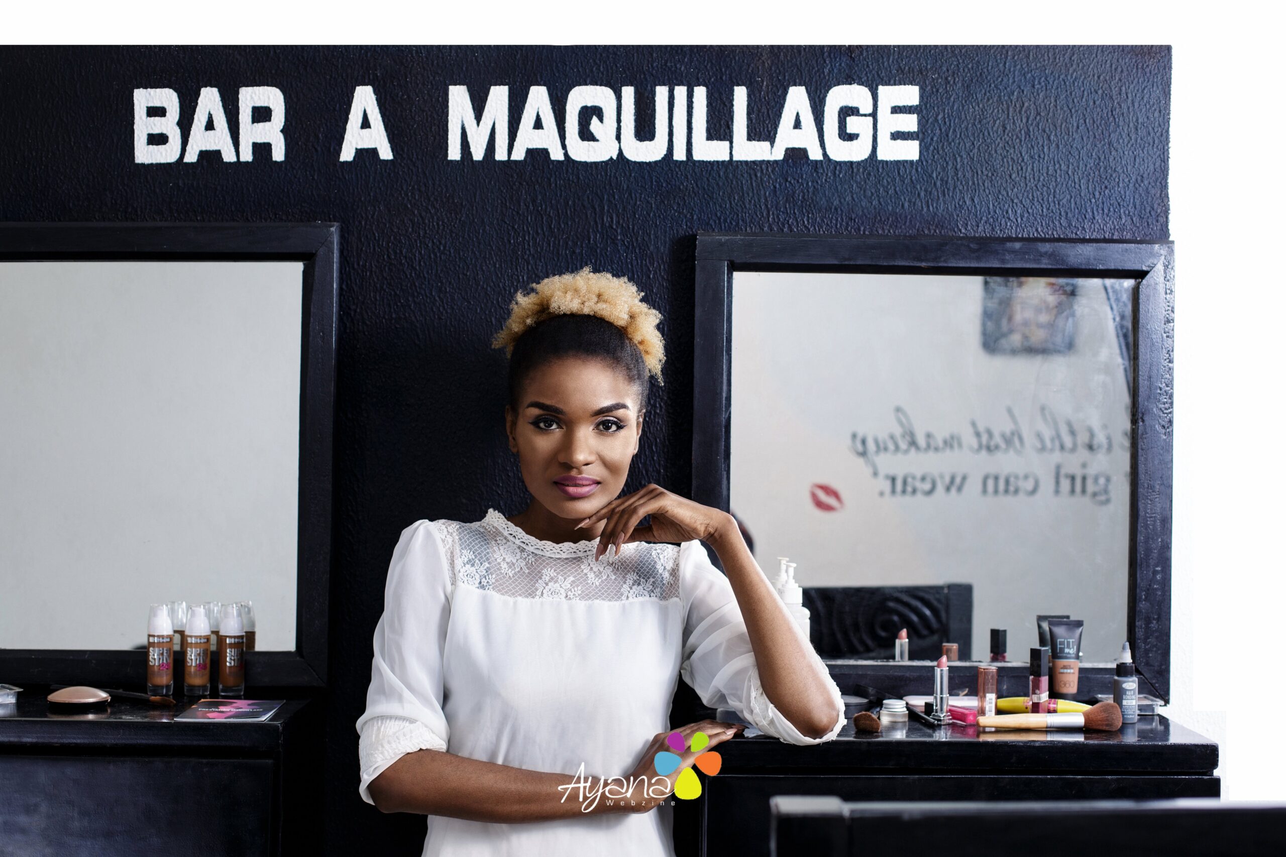 Masha, maquilleuse, blogueuse, chef d'entreprise , ayanawebzine, femme africaine ,