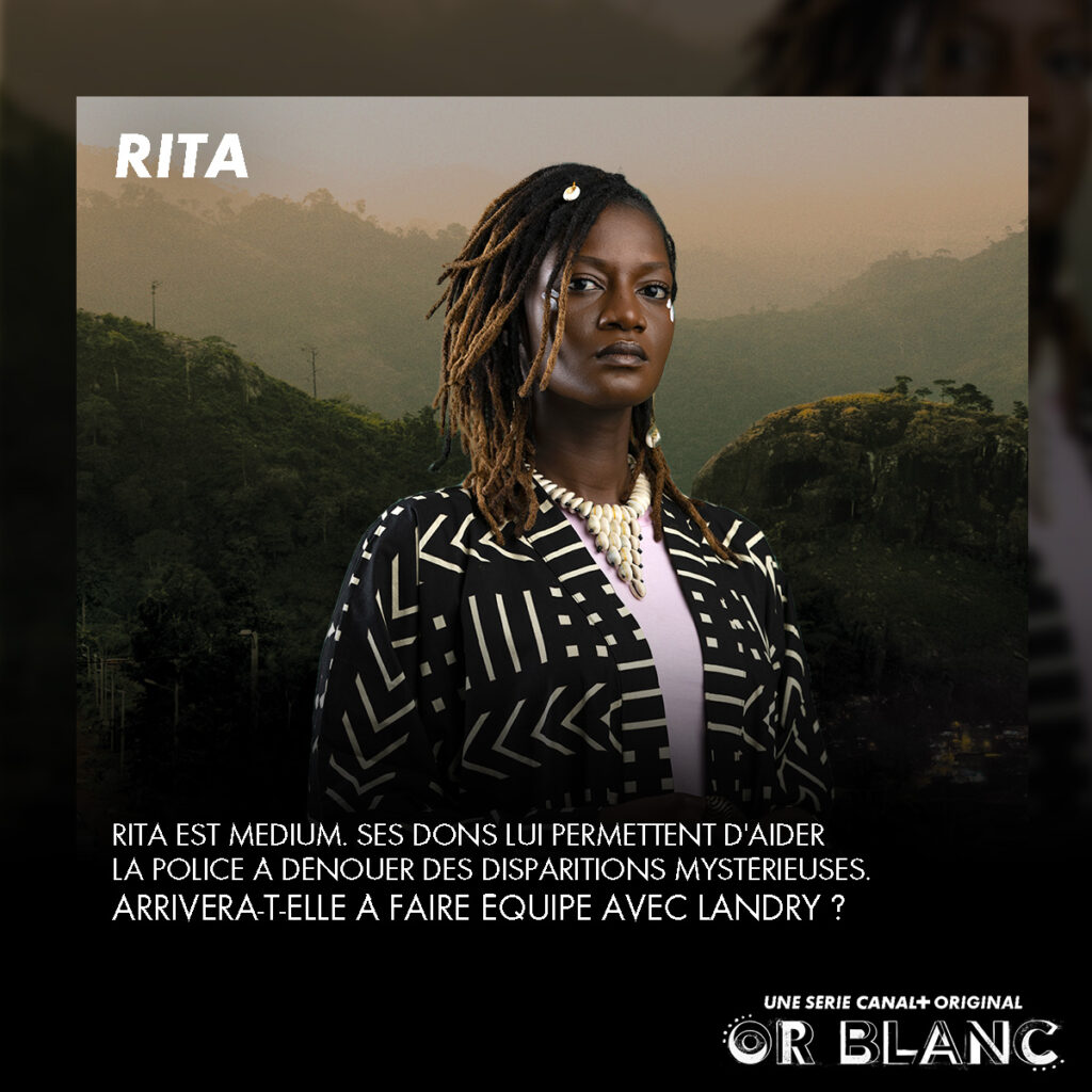Rita Koffi - Medium - Or Blanc - Série événement de CANAL+ - AYANA